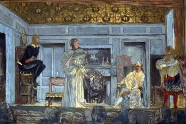 Dekorationen des eingebildeten Kranken von Molière