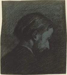 Kopf eines bärtigen Mannes, 1889