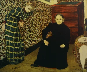 Interieur, Mutter und Schwester des Künstlers