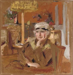 Lucy Hessel mit einem schwarzen Samtband, ca. 1921-25