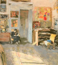 Madame Josse Hessel im Vuillard-Studio
