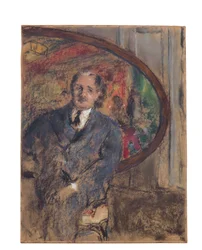 Monsieur Bénard vor „Le Grand Teddy“, 1931
