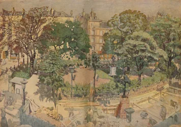 Place Vintimille, gesehen aus dem Fenster des Malers, 1917