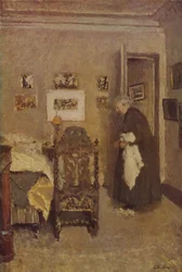 Die Haushälterin um 1925, ca. 1925