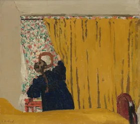 Der gelbe Vorhang, um 1893