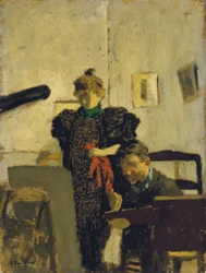 Vallotton bei den Natansons, 1897