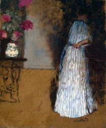 Junge Frau in einem Zimmer, 1892-1893