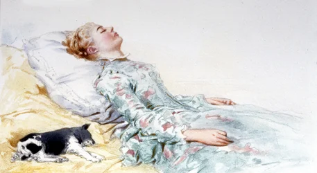 Dornröschen. Märchen von Charles Perrault. Illustration von Edouard de Beaumont