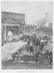 Die Bresche von Porta Pia