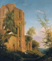 Ansicht der Klosterruine Lehnin