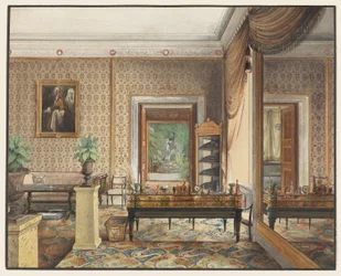 Das Arbeitszimmer von Prinz Karl von Preußen