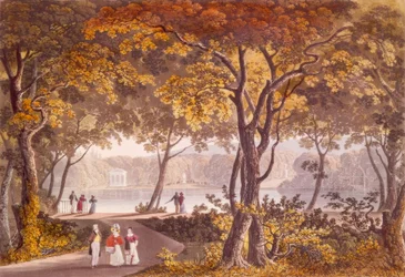 Töplitz. Der Schlossgarten