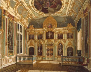 Ansicht der kleinen Kirche im Winterpalast, 1862