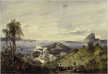 Bucht von Rio de Janeiro mit Corcovado