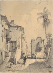 Orientalische Straßenszene