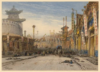 Straße in Peking