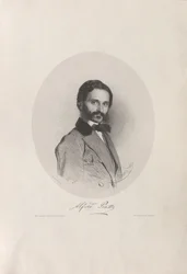 Porträt des Cellisten und Komponisten Alfredo Piatti 1822-1901, 1858