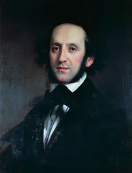 Porträt des Komponisten und Dirigenten Felix Mendelssohn