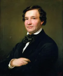 Porträt des Pianisten und Komponisten Wilhelm Taubert 1811-1891, 1862