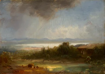 Schloss Starnberg mit Würmsee