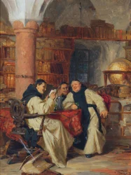 In der Klosterbibliothek
