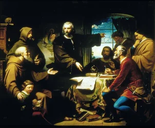 Christoph Kolumbus im Kloster La Rábida