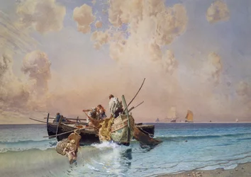 Zurück vom Fischen, von Eduardo Dalbono