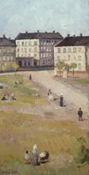 Nachmittag am Olav Ryes Platz