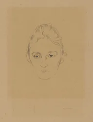 Aus der Mappe "Aus dem Hause Max Linde": Marie Linde