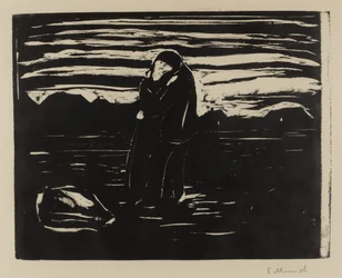 Kuss im Feld, 1905