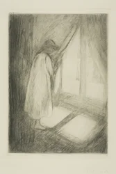 Das Mädchen am Fenster