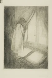 Das Mädchen am Fenster