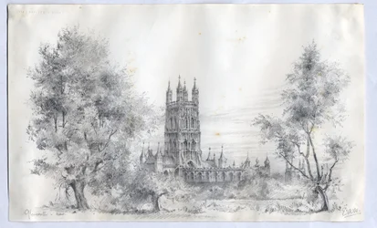 Kathedrale von Gloucester, 1900