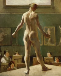 Männliche Figur stehend