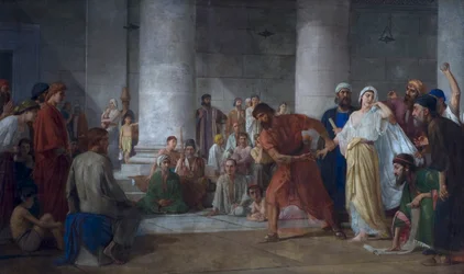 Die Ehebrecherin, nach 1860