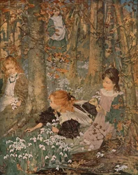Das Kommen des Frühlings, 1899, um 1930