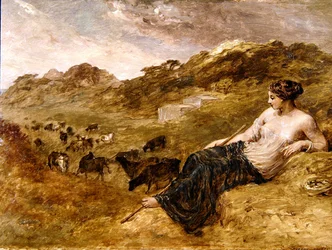 Kyrene und Vieh
