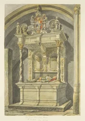 Denkmal für Sir John Newton, Bart., in der Kathedrale von Bristol