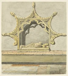 Grab von Maurice, 7. Earl of Berkeley in der Kathedrale von Bristol
