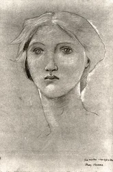 Kopf eines Mädchens, ca. 1893-96