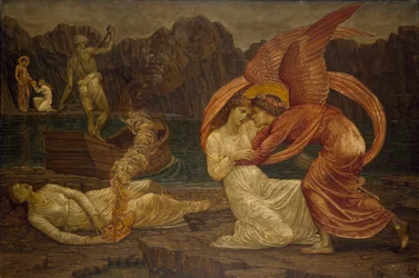 Amor und Psyche - Psyche erhält den Kasten von Proserpina