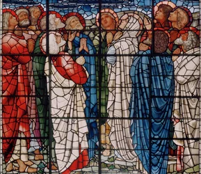 Die Himmelfahrt Fenster (Detail)