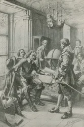 Robert Blake besucht Oliver Cromwell