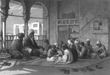 Die Schule von Sultan Hassan, ca. 1869