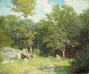 Blumen pflücken
