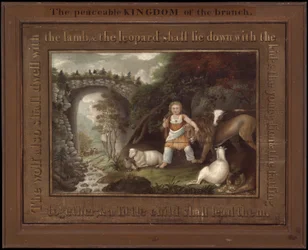 Das friedliche Königreich des Zweigs, um 1825-30