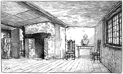 Das Zimmer, in dem Shakespeare geboren wurde, Stratford-upon-Avon, Warwickshire, 1885