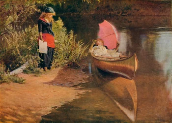 Gestrandet, 1909