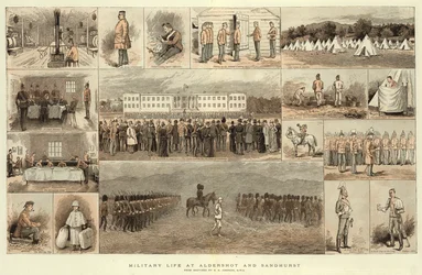 Militärleben in Aldershot und Sandhurst