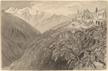 Eine Stadt auf einem Hügel (Heiligtum von Lampedusa)